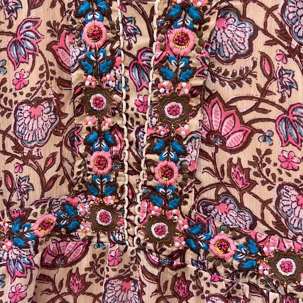 Soft Surroundings Floral Tunic - Flowy Boho - Picture 3 of 7